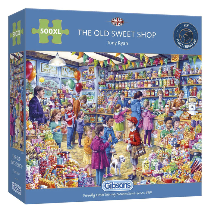 Gibsons The Old Sweet Shop Extra Large Piece 500pc Jigsaw Puzzle