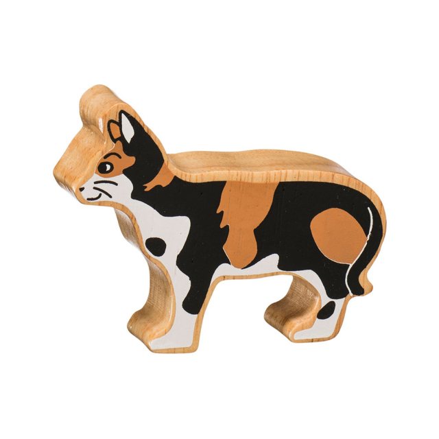 Lanka Kade Wooden Animal Tabby Cat