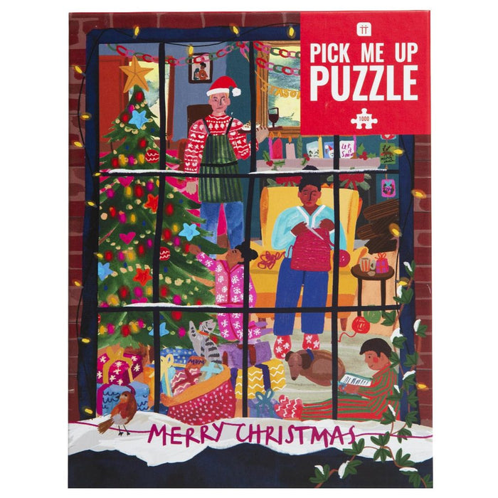 Talking Tables Pick Me Up Puzzle 1000 Piece - Christmas Window