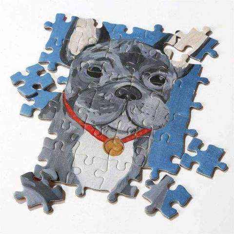 Talking Tables Double Sided French Bulldog 100pc Jigsaw Puzzle