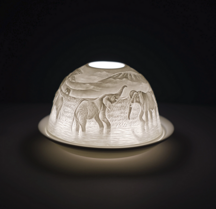 Cello - Elephant Tealight Dome