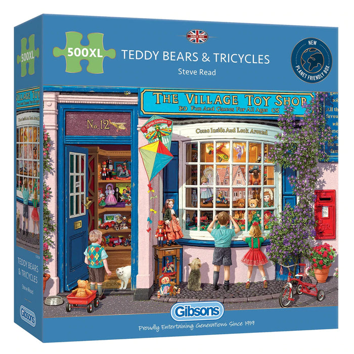 Gibsons Teddy Bears & Tricycles 500XLpc Jigsaw Puzzle
