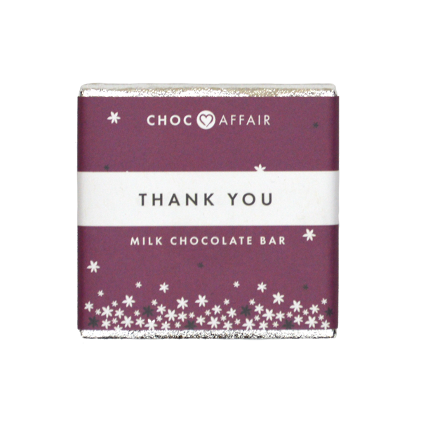 Choc Affair Thank You Milk Chocolate Bar