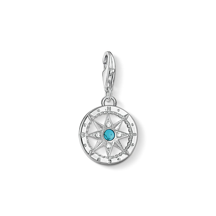 Thomas Sabo Compass with Turquoise Stone Charm