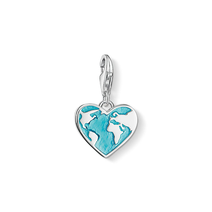 Thomas Sabo Turquoise Heart Earth Charm