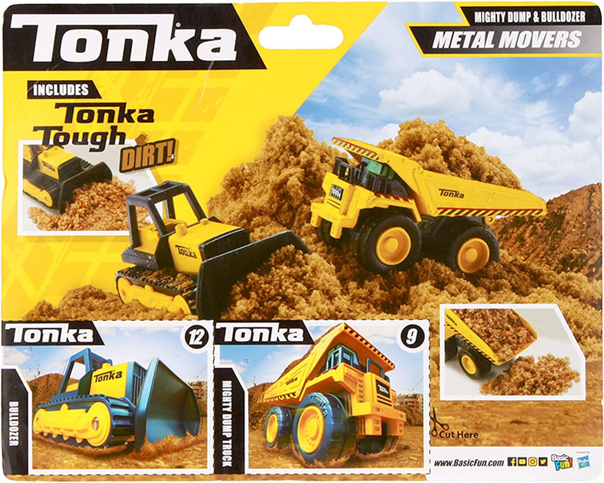 Tonka Metal Movers - Combo Pack - Dump Truck and Bull Dozer