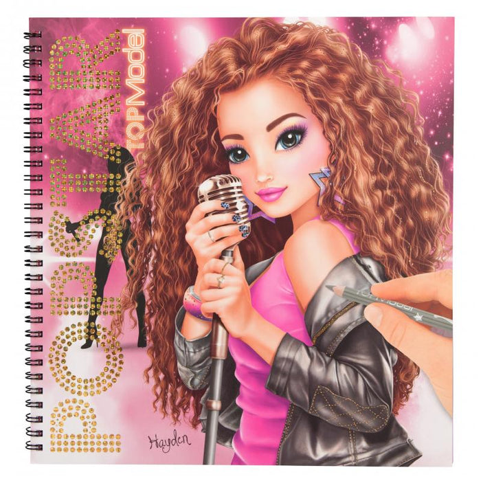 TopModel Popstar Colouring Book