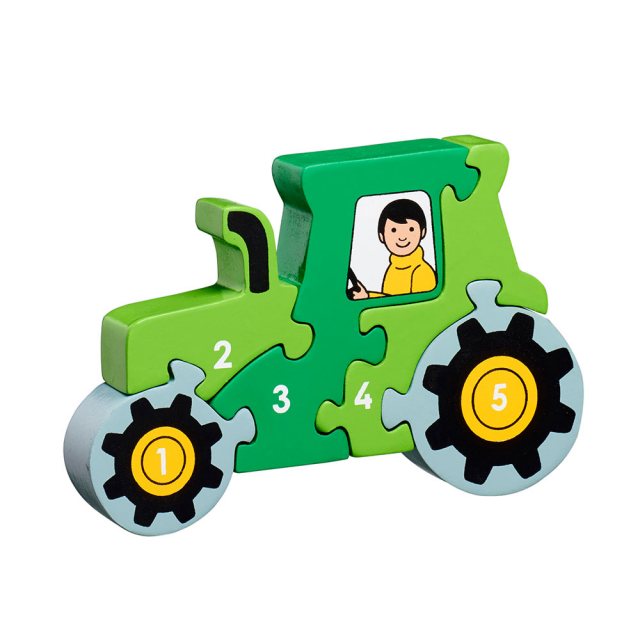 Lanka Kade Wooden Tractor Jigsaw 1-5