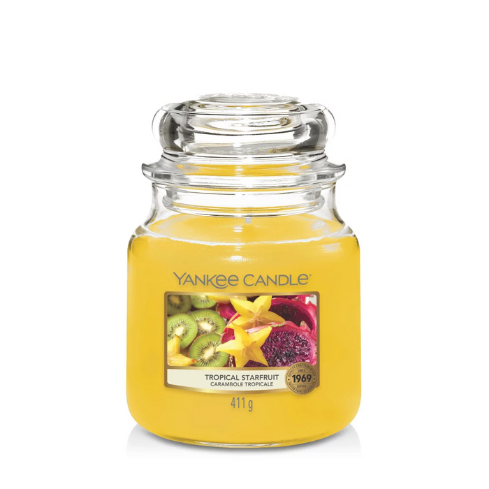 Yankee Candle Tropical Starfruit Medium Jar Candle