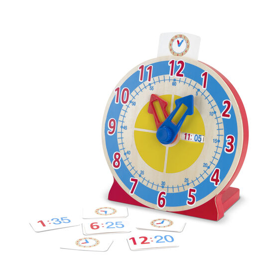 Melissa and Doug Turn and Tell Wooden Clock