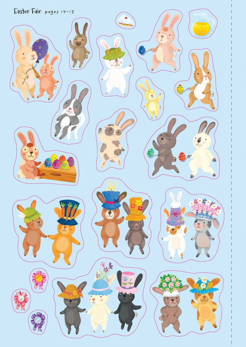 Usborne Little First Stickers Bunnies