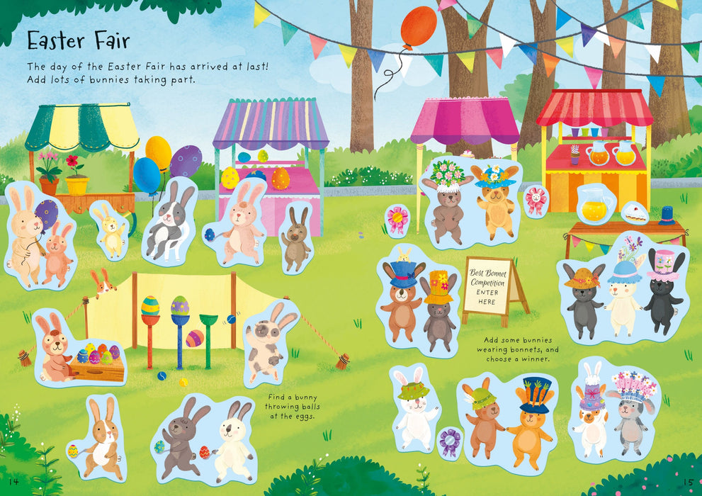 Usborne Little First Stickers Bunnies