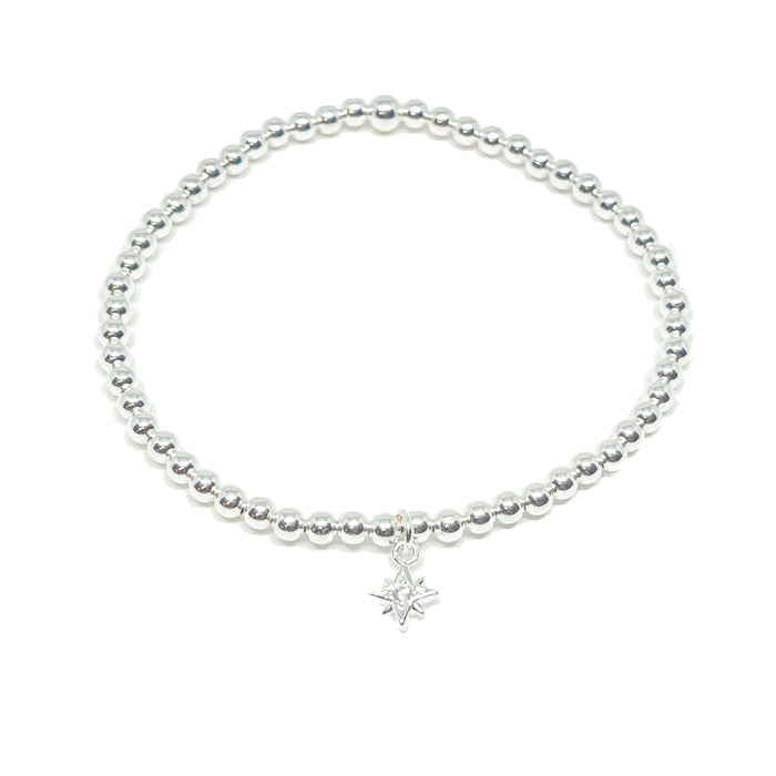 Clementine Una Mini Star Bracelet - Silver