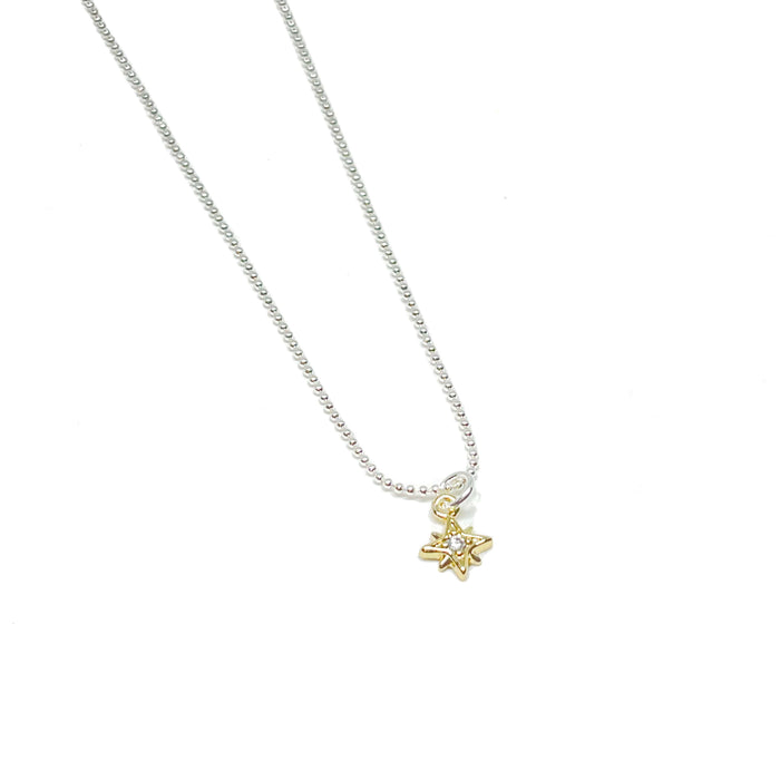 Clementine Una Mini Star Necklace - Gold