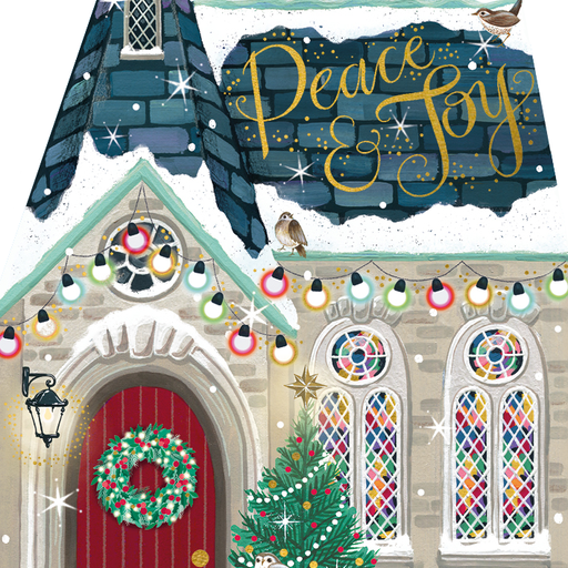 Art File Peace & Joy Christmas Card