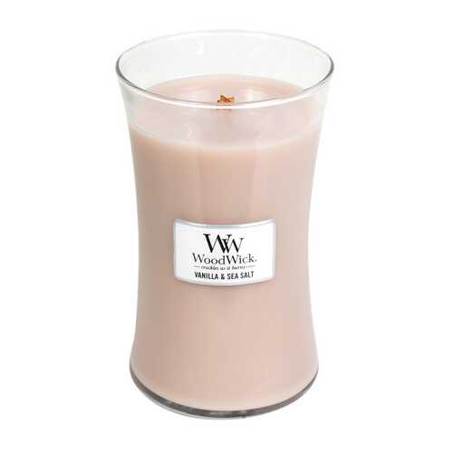Woodwick Vanilla and Sea Salt Large Jar Candle