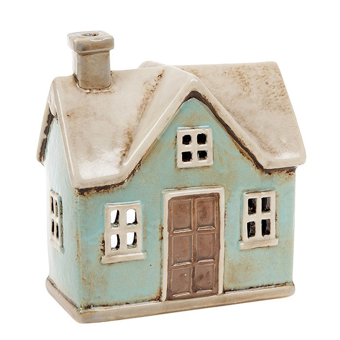 Village Pottery Traditional House Tealight