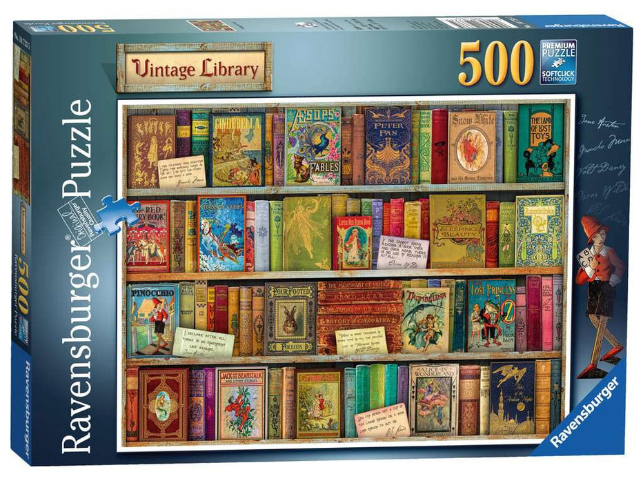 Ravensburger Vintage Library 500 Piece Jigsaw Puzzle