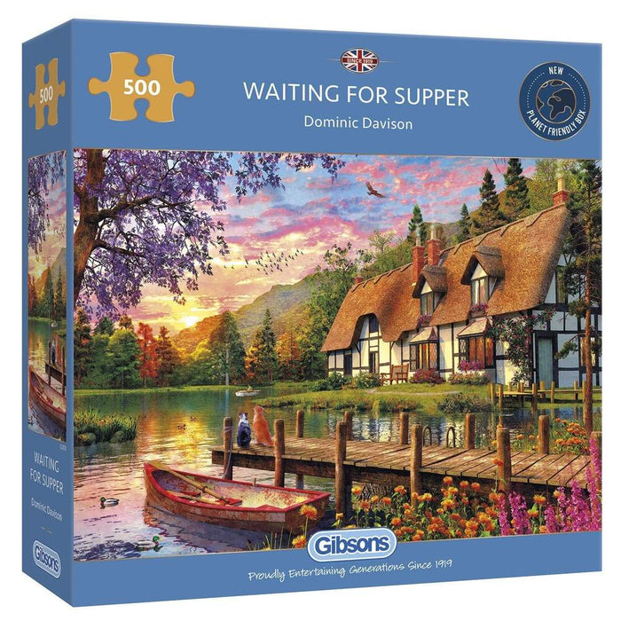 Gibsons Waiting for Supper 500pc Jigsaw Puzzle