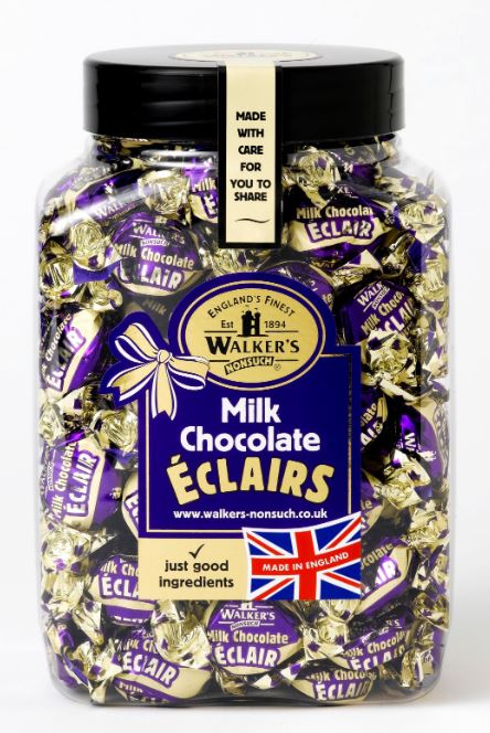 Walker’s Milk Chocolate Eclairs Jar 1.25kg