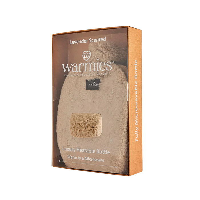 Warmies® Luxury Microwaveable Bottle - Latte
