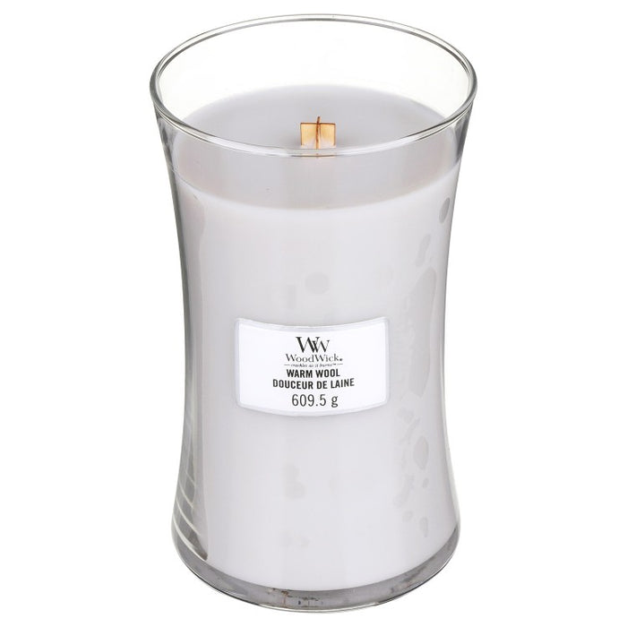 Woodwick Warm Wool Large Jar Candle