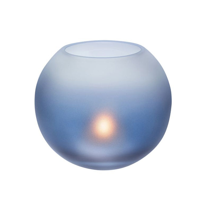 Dartington Wellness Calm Candleholder Blue