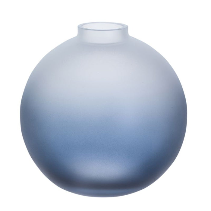 Dartington Wellness Calm Orb Vase Blue