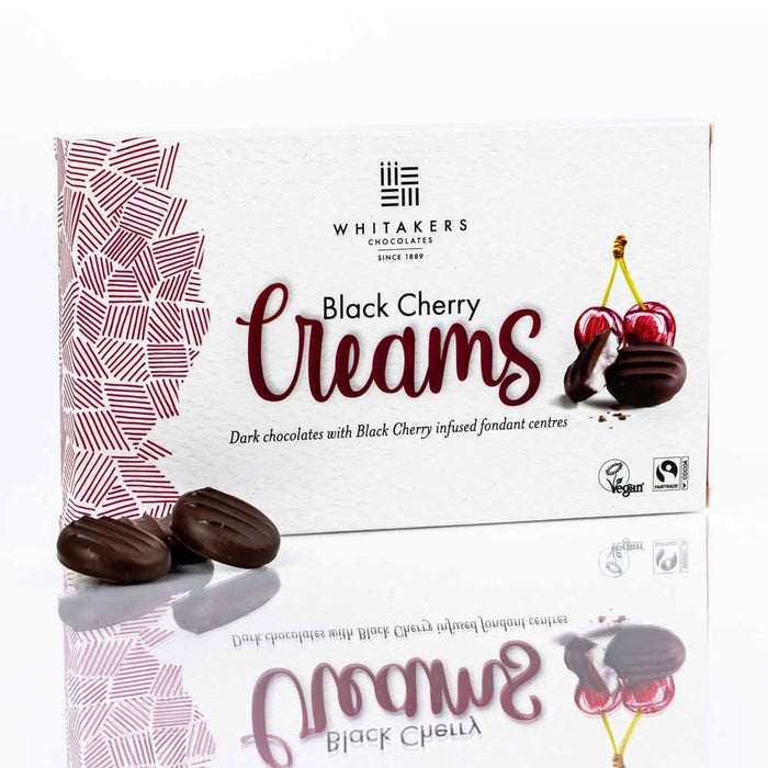 Whitakers Dark Chocolate Black Cherry Creams 150g