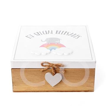 William Widdop® Petit Cheri Rainbow Keepsake Box "My Special Keepsakes"