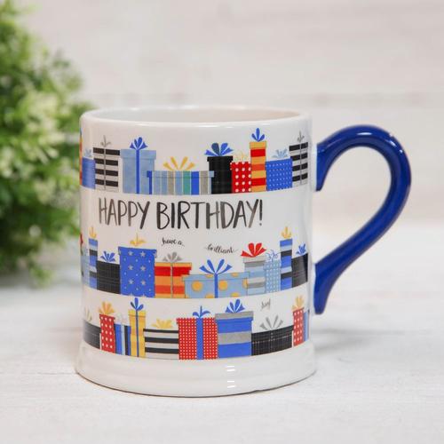 Quicksilver Mug - Happy Birthday (Blue)