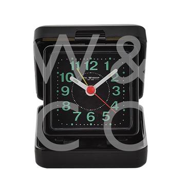 Copy of William Widdop® Quartz Travel Alarm - Black Case/Dial