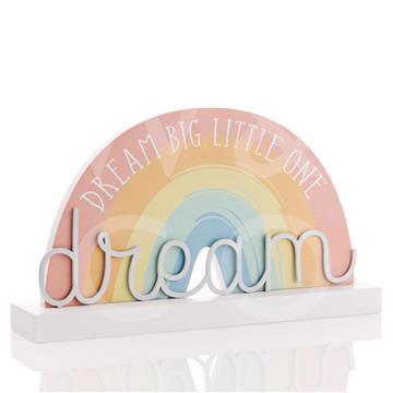 William Widdop® Petit Cheri Rainbow Plaque "Dream Big Little One"