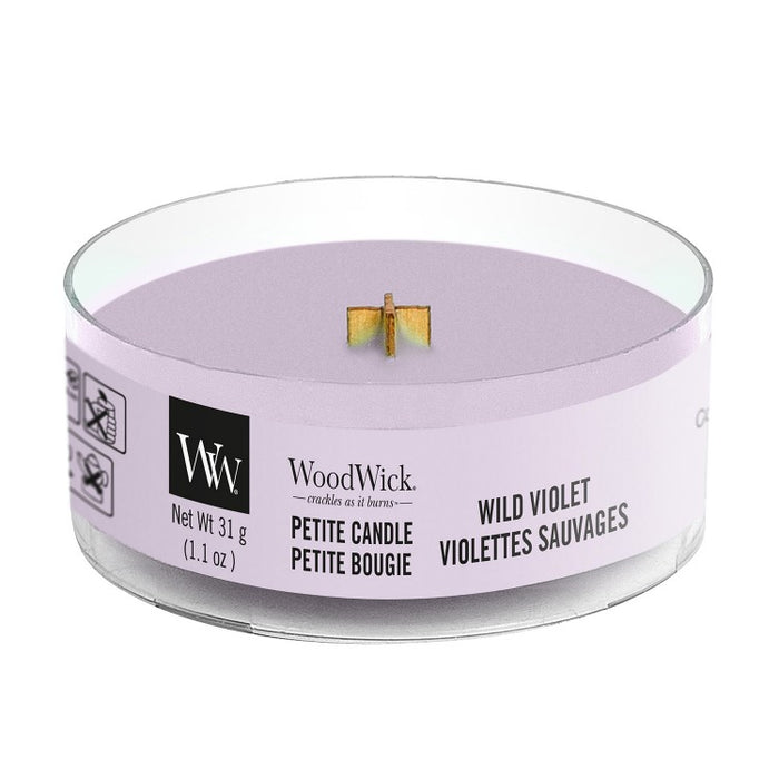 Woodwick Wild Violet Petite Candle