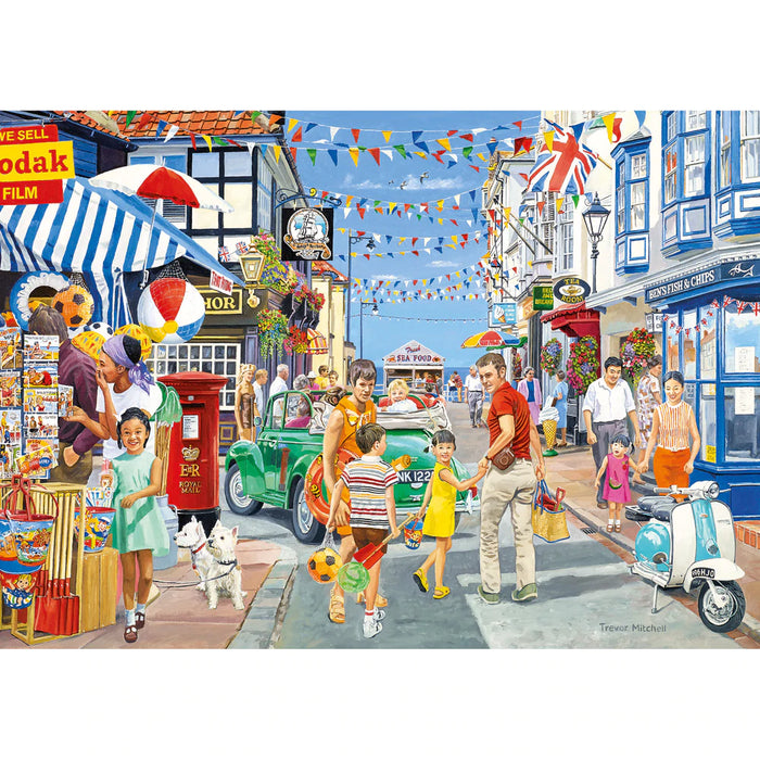 Gibsons Wish You Were Here 4x500pc Jigsaw Puzzles