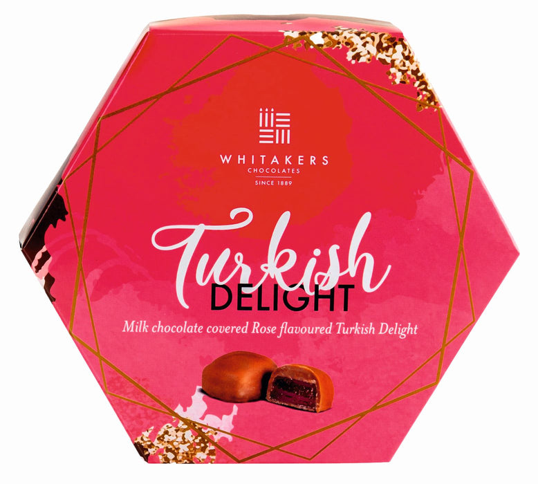 Whitakers Milk Chocolate Covered Turkish Delight