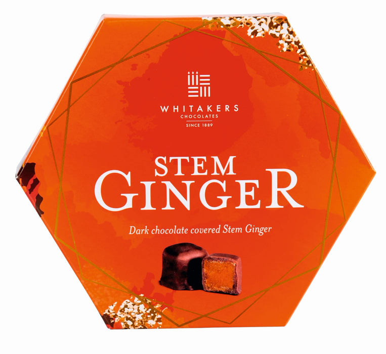 Whitakers Dark Chocolate Covered Stem Ginger