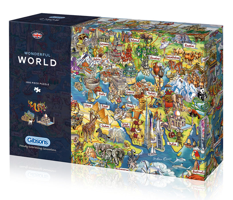 Gibsons Wonderful World 1000pc Jigsaw Puzzle