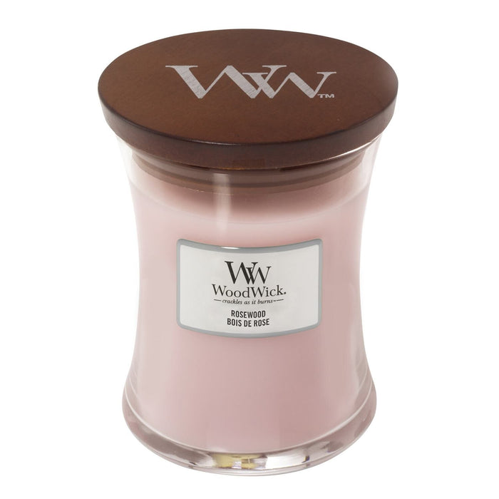 Woodwick Rosewood Medium Hourglass Candle