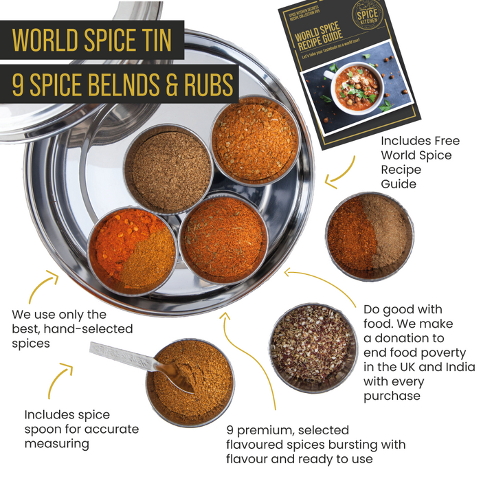Spice Kitchen World Blends & BBQ Rubs Tin