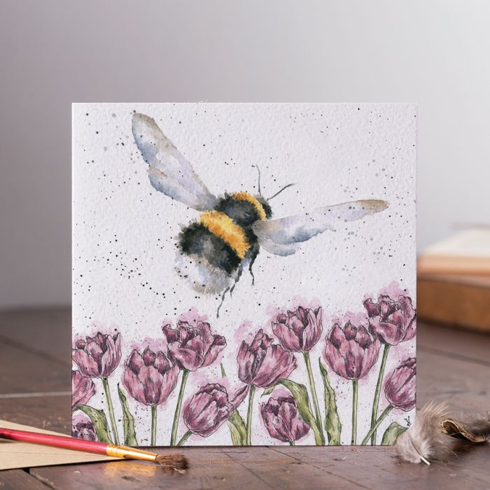 Wrendale Designs 'Flight Of The Bumblebee' Bee Card