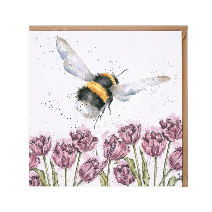 Wrendale Designs 'Flight Of The Bumblebee' Bee Card