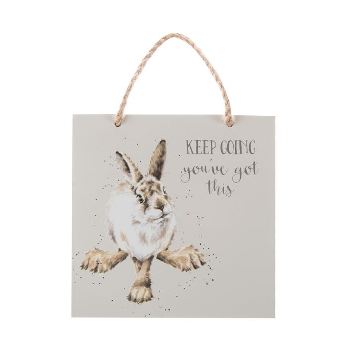 Wrendale Designs 'You've Got This' Hare Wooden Plaque