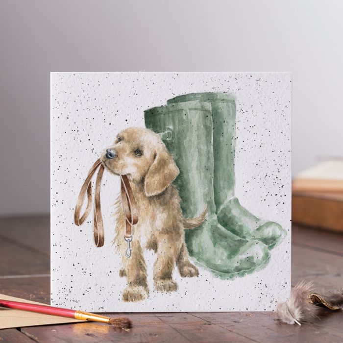 Wrendale Designs 'Hopeful' Labrador Card