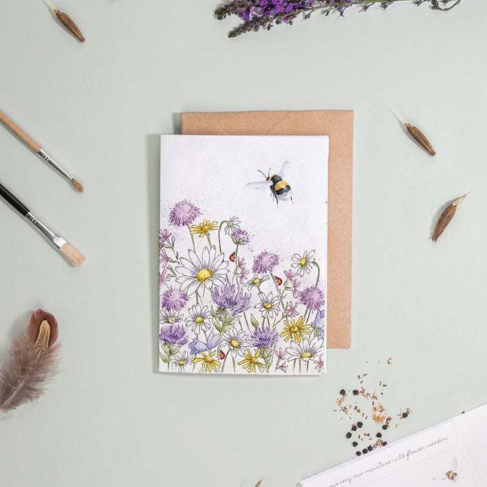 Wrendale Designs 'Just Bee-cause' Bee Seed Card