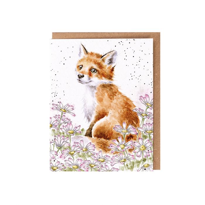 Wrendale Designs 'Make My Daisy' Fox Seed Card