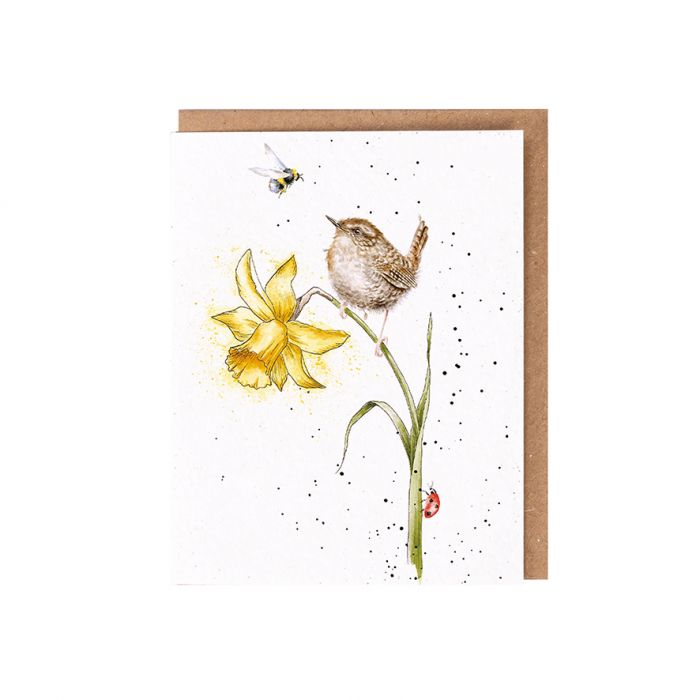 Wrendale Designs 'The Birds and The Bees' Wren Seed Card