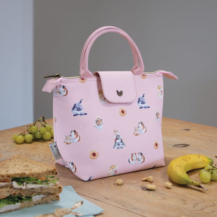 Wrendale Designs 'Piggy In The Middle' Guinea Pig and Rabbit Lunch Bag