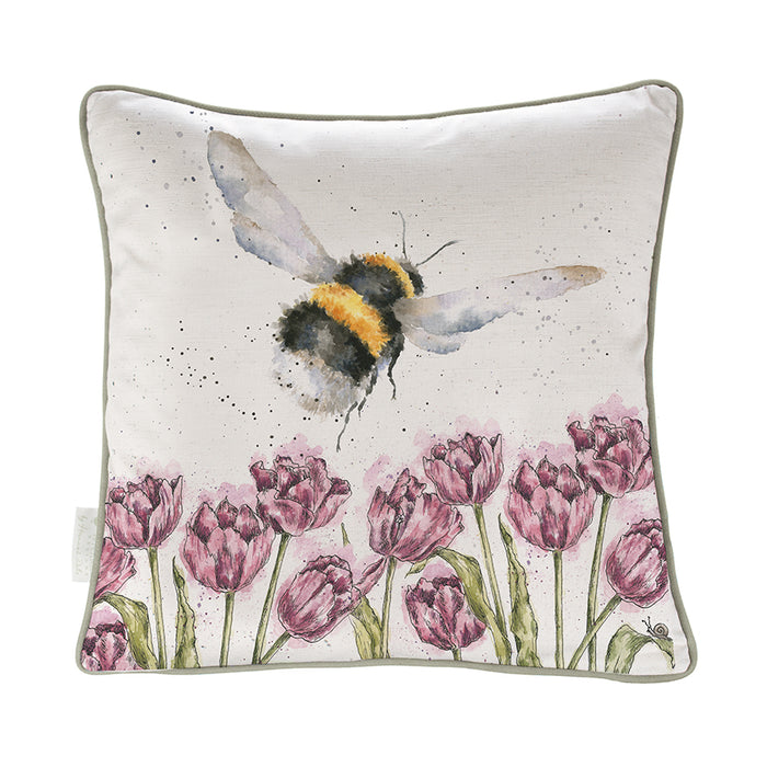 Wrendale Designs Flight of the Bumblebee Cushion