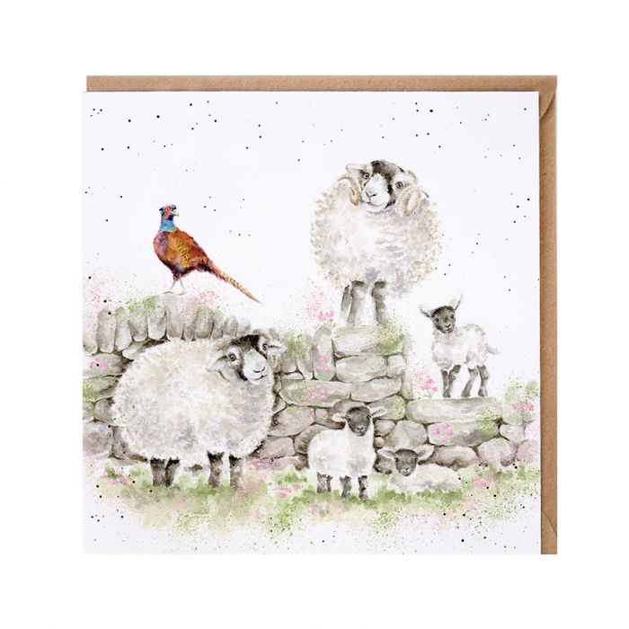 Wrendale Designs 'Green Pastures' Card